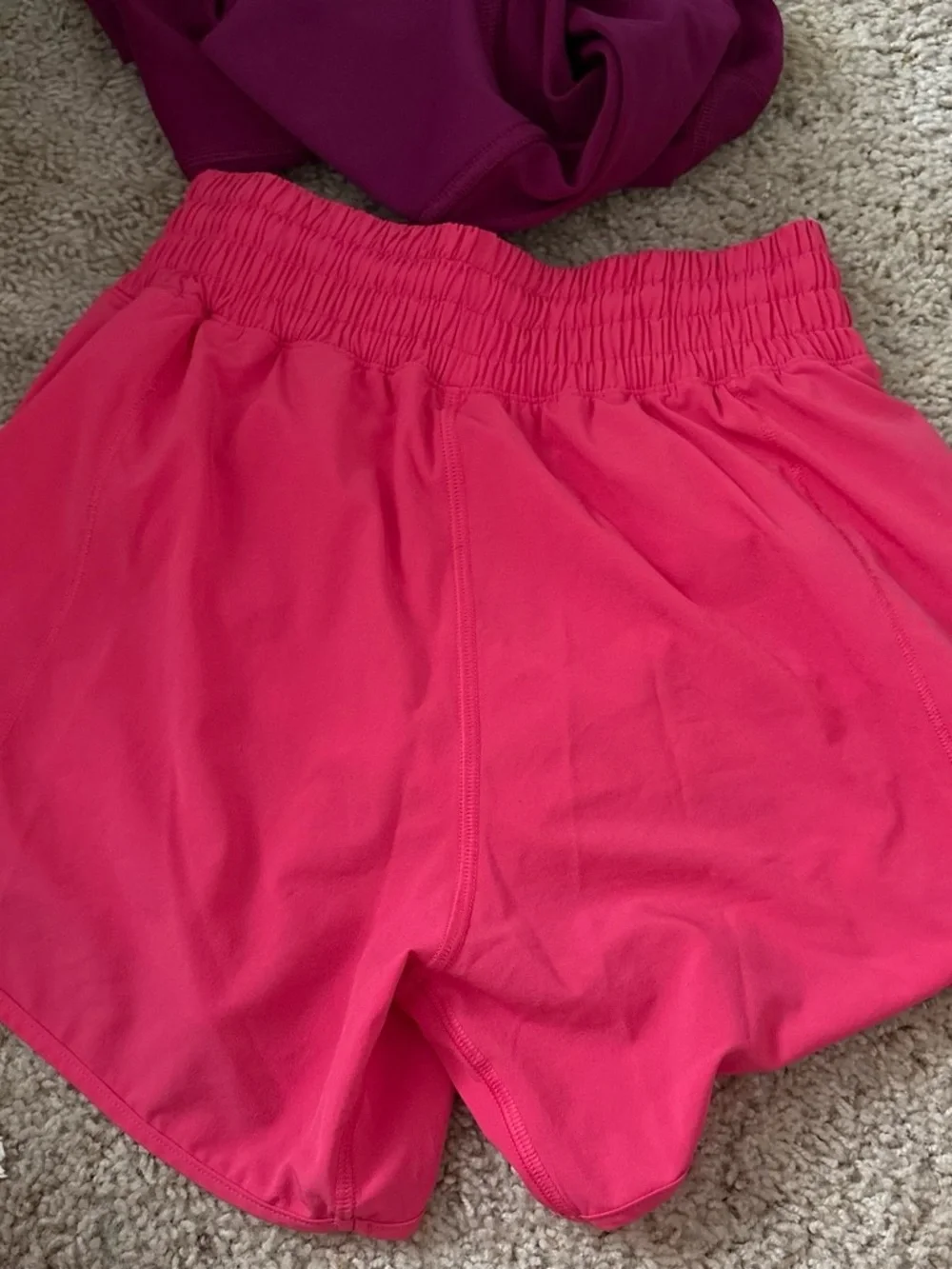 lululemon athletica Bright Hot Pink Athletic Shorts